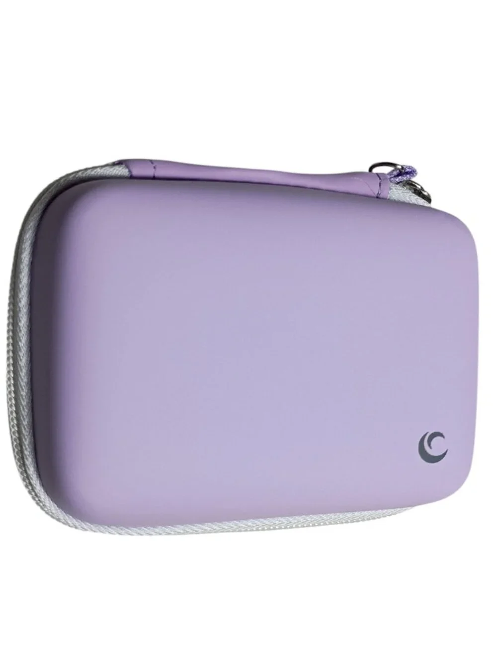 Comecase Hard Shell Zipper Storage Case With Lanyard Clip